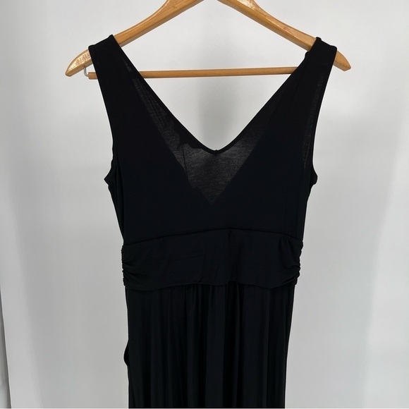 Boden Womens NEW Sleeveless Jersey Midi Dress Size 8L Pockets V-Neck - Picture 9 of 13